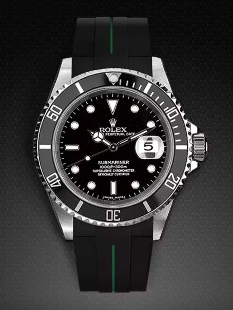 Rolex - Rubber B - Rubber Strap for Submariner 40mm Non-Ceramic - Tang Buckle Series
