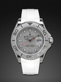 Rolex - Rubber B - Bracelet caoutchouc pour Yachtmaster 40mm - Série boucle ardillon