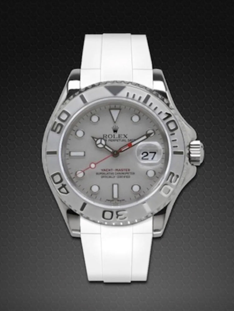 Rolex - Rubber B - Bracelet caoutchouc pour Yachtmaster 40mm - Série boucle ardillon