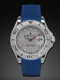 Rolex - Rubber B - Bracelet caoutchouc pour Yachtmaster 40mm - Série boucle ardillon