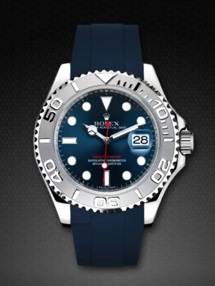 Rolex - Rubber B - Rubber strap for Yachtmaster 40mm - Classic Series