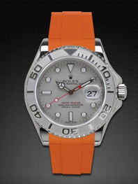 Rolex - Rubber B - Bracelet caoutchouc pour Yachtmaster 40mm - Série boucle ardillon