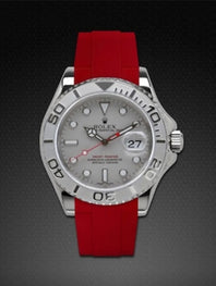 Rolex - Rubber B - Bracelet caoutchouc pour Yachtmaster 40mm - Série boucle ardillon