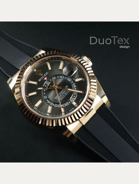 Rolex - Rubber B - Bracelet caoutchouc pour Sky-Dweller sur Oysterflex