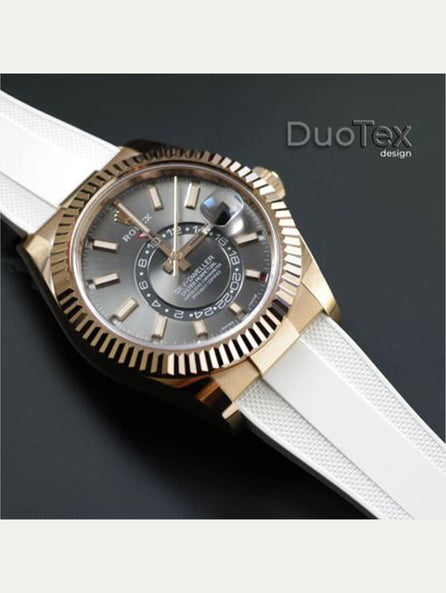 Rolex - Rubber B - Bracelet caoutchouc pour Sky-Dweller sur Oysterflex