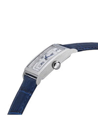 Montre Lip - Churchill T24 bracelet cuir bleu