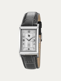 Montre Lip - Churchill T26 auto bracelet cuir gris