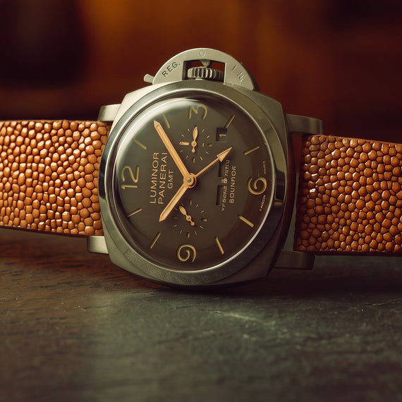 Bracelets en galuchat pour Panerai : une matière d’exception