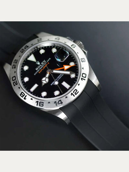 Rolex - Rubber B - Bracelet caoutchouc pour Explorer II 42mm 226570 (2021-present) - Série boucle ardillon
