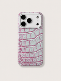 Leather Case for iPhone 17 Pro / 17 Pro Max - Alligator / Himalaya