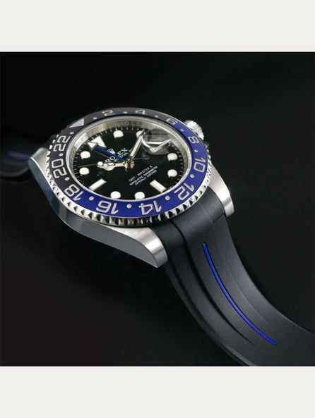 Rolex - Rubber B - Bracelet caoutchouc pour GMT Master II CERAMIC - Série classique