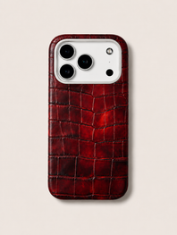 Leather Case for iPhone 17 Pro / 17 Pro Max - Alligator / Himalaya