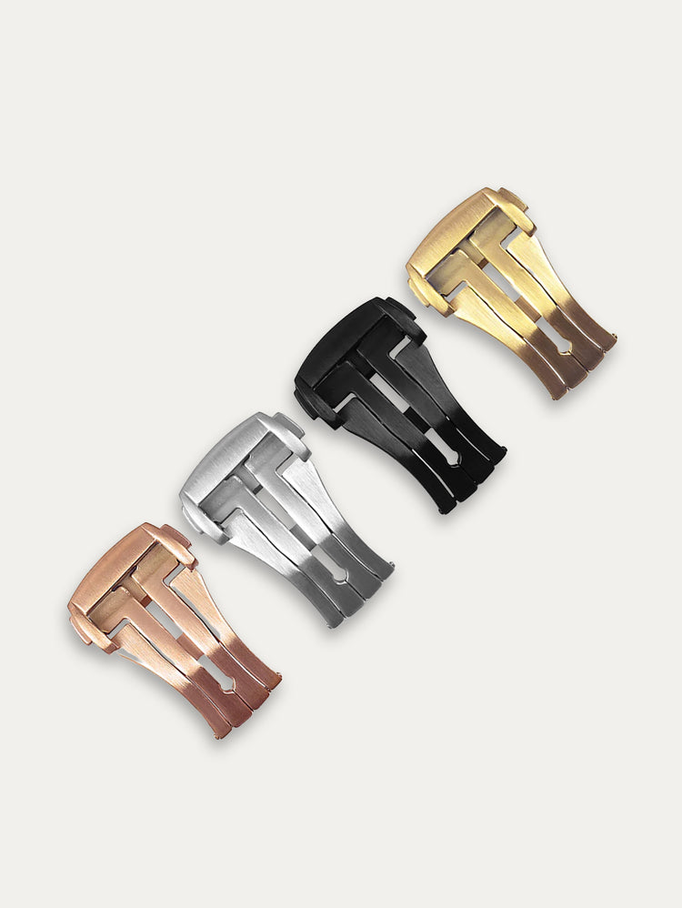 Boucle déployante compatible avec bracelets pour montre Omega - 16mm, 18mm, 20mm