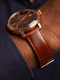 Classic leather watch strap – Cordovan