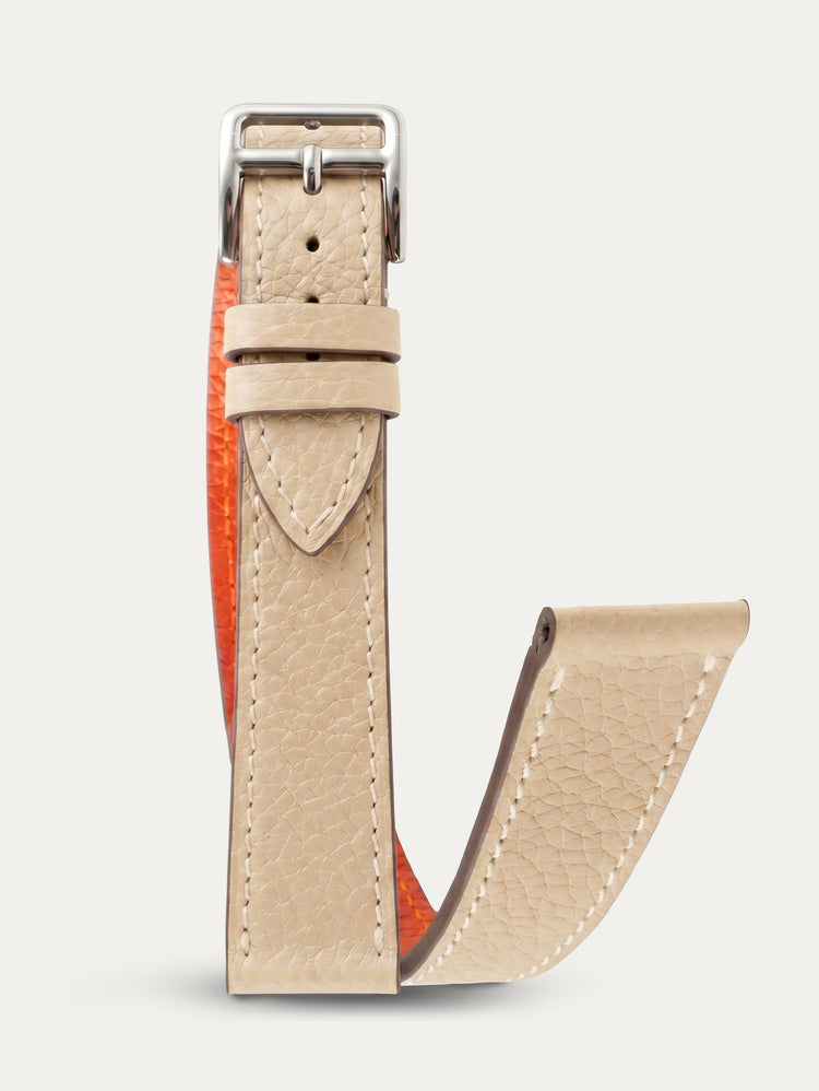 Hermès Heure H – Bracelet Double tour Buffle