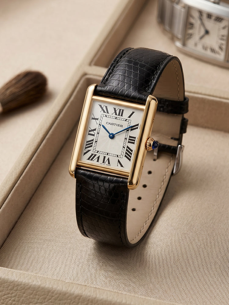 Bracelet cuir classique Essential - Lézard