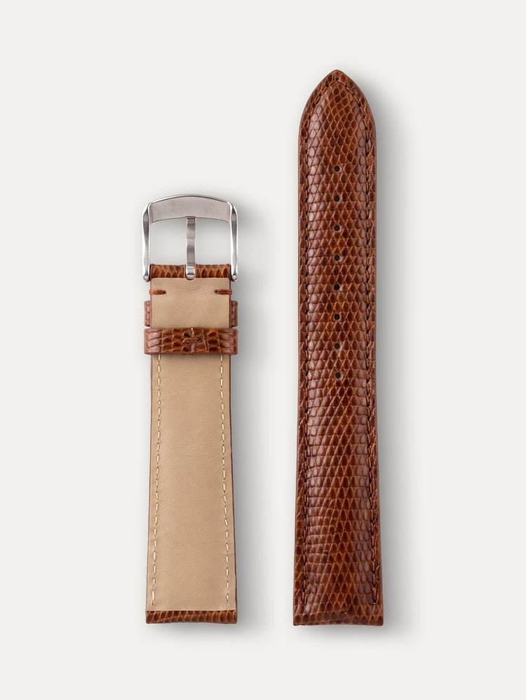 Bracelet cuir classique Essential - Lézard