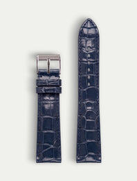 Classic leather strap – Shiny alligator