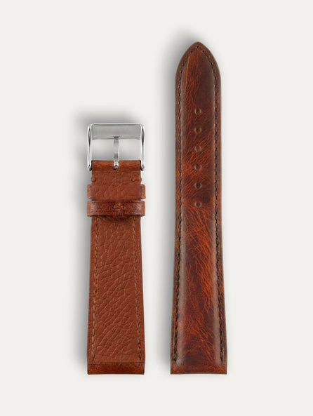 Bracelet de montre Vintage Colorado – Veau marron waxé