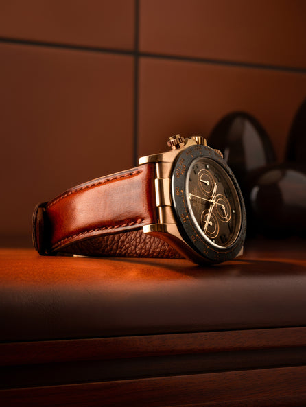 Bracelet montre "Colorado" cuir – Bracelet Veau waxé