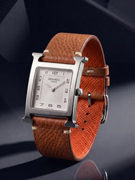 Bracelet cuir "Tribute to H." – Veau Grainé