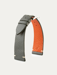 Bracelet cuir "Tribute to H." – Veau Grainé