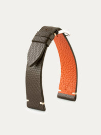 Bracelet cuir "Tribute to H." – Veau Grainé