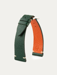 Bracelet cuir "Tribute to H." – Veau Grainé