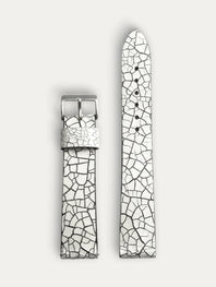 Bracelet montre "Porcelaine" - Esturgeon blanc