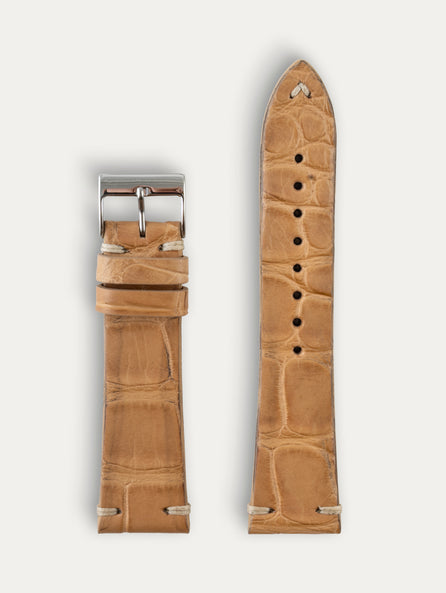 Bracelet cuir Vintage - Alligator