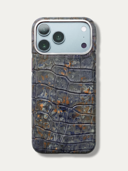 Leather Case for iPhone 18 Pro / 18 Pro Max - Alligator Jasper