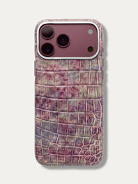 Leather Case for iPhone 17 Pro / 17 Pro Max - Alligator / Himalaya