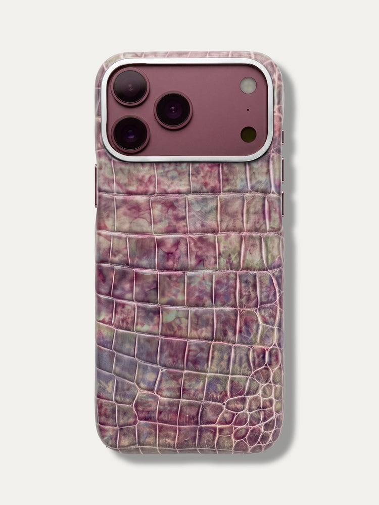 Leather Case for iPhone 17 Pro / 17 Pro Max - Alligator / Himalaya