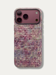 Leather Case for iPhone 17 Pro / 17 Pro Max - Alligator / Himalaya