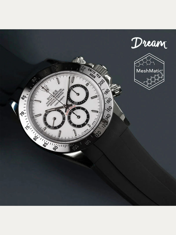 Rolex - Rubber B - Daytona Oyster Bracelet Rubber Strap for Steel, Two-Tone, and Yellow Gold (Pre-2023) - The Dream Strap