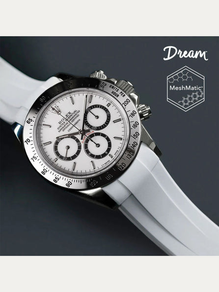 Rolex - Rubber B - Bracelet caoutchouc Daytona Oyster Bracelet acier, bicolore et or jaune (Pre-2023) - The Dream Strap