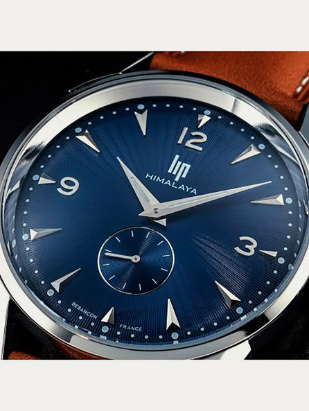 Montre Lip - Himalaya 40mm cadran bleu soleillé