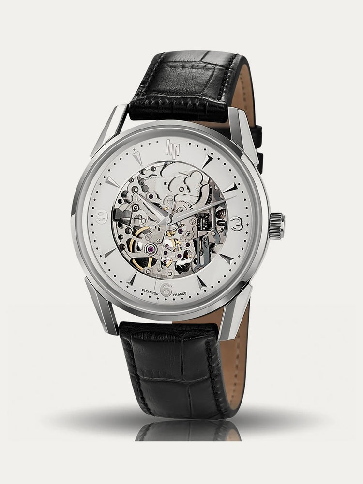 Montre Lip - Himalaya 40mm squelette argenté