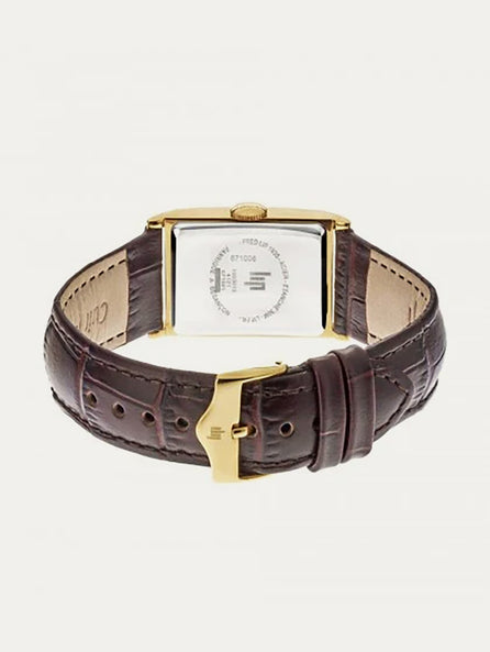 Montre Lip - Churchill T18 bracelet marron foncé