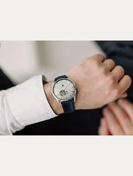Montre Lip - Himalaya 40mm coeur battant bracelet bleu