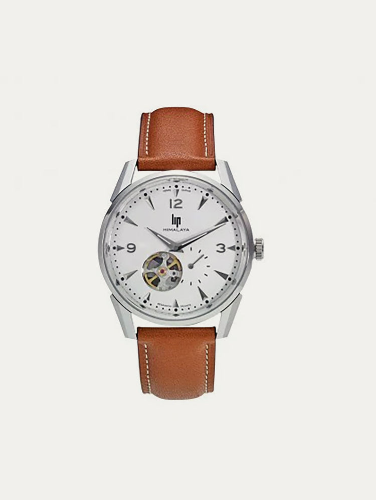 Montre Lip - Himalaya 40mm coeur battant bracelet marron