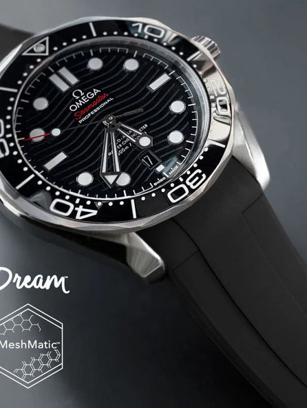 Omega - Rubber B - Bracelet caoutchouc pour Seamaster 300 - The Dream Strap