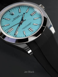 Rolex - Rubber B - Bracelet caoutchouc pour Oyster Perpetual 41mm - Série boucle ardillon