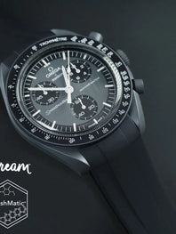 Omega - Rubber B - Rubber Strap for Speedmaster MoonSwatch - The Dream Strap