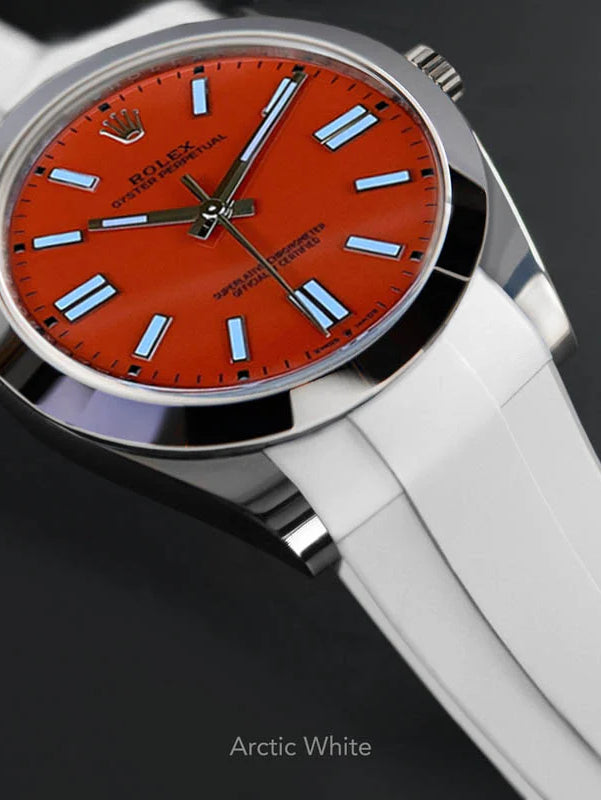 Rolex - Rubber B - Bracelet caoutchouc pour Oyster Perpetual 41mm - Série boucle ardillon