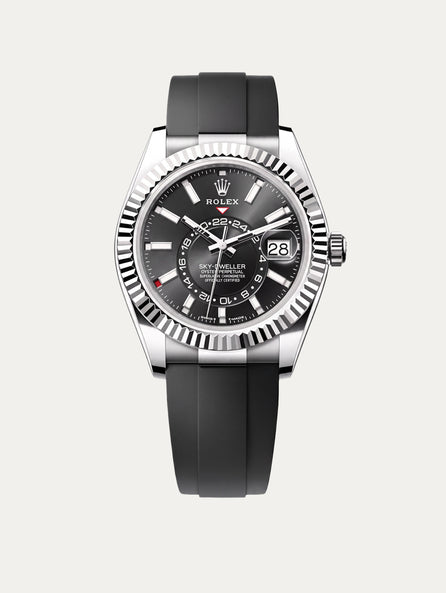 Rolex - Rubber B - Bracelet caoutchouc pour Sky-Dweller sur Oysterflex