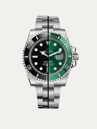 Rolex - Rubber B - Bracelet caoutchouc pour Submariner 40mm Ceramic - Série boucle ardillon