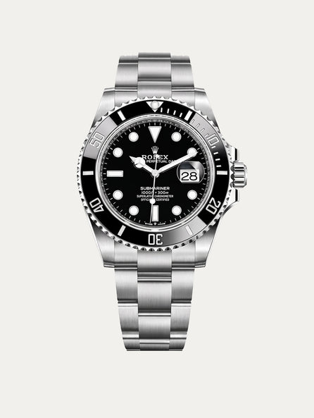 Rolex - Rubber B - Bracelet caoutchouc pour Submariner 41mm Ceramic - Édition Glidelock