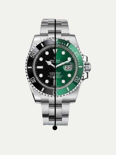 Rolex - Rubber B - Bracelet en caoutchouc pour Submariner 40mm Ceramic - Série Velcro®