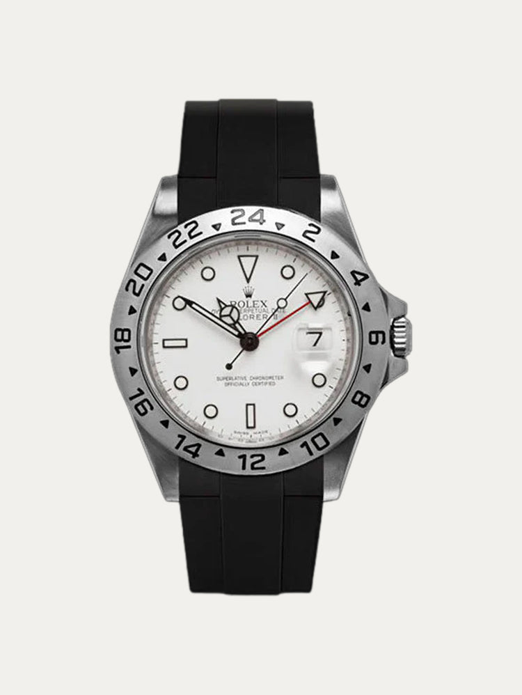 Rolex - Rubber B - Bracelet caoutchouc pour Explorer II 40mm - The Dream Strap